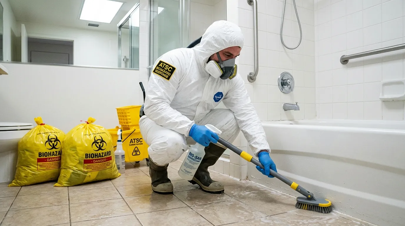 Decontamination equipment deployed for Blood Cleanup in North Saint Paul